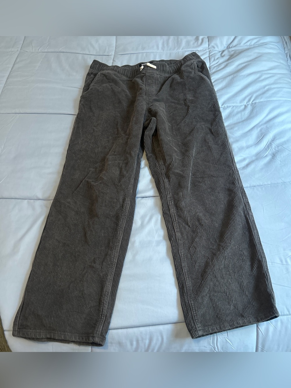 RSQ Straight corduroy pants Comfortable relaxed fit Women’s XL Gray